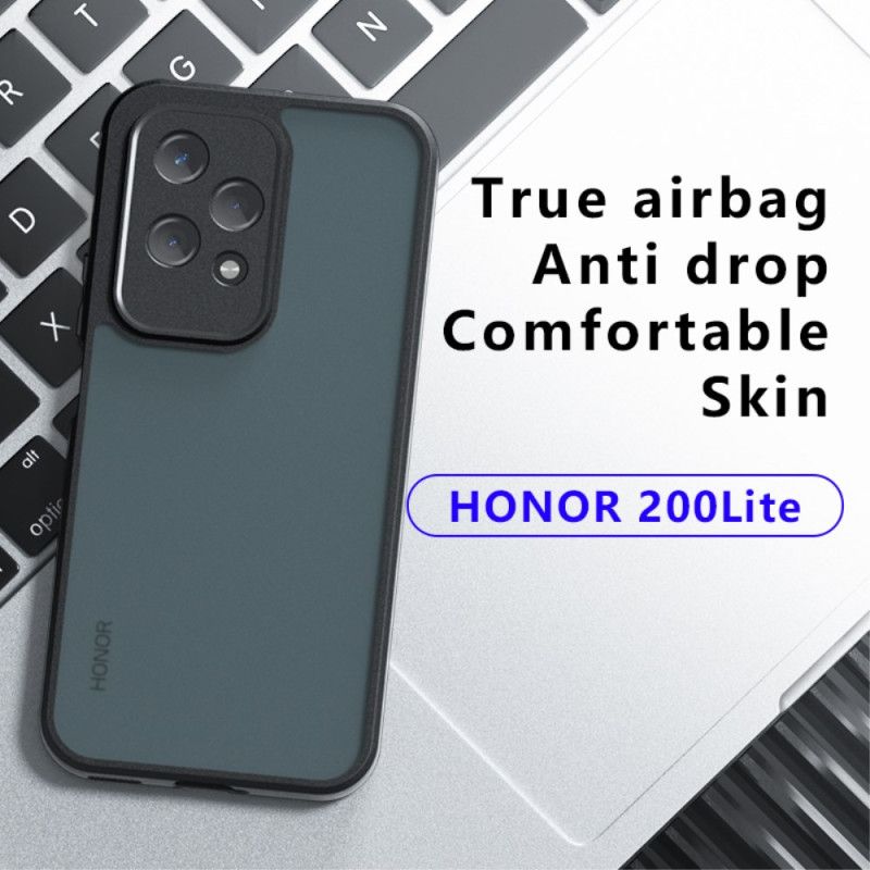 Coque Honor 200 Lite Transparente Noire