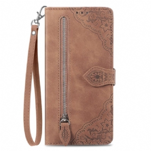 Housse Honor 200 Lite Style Dentelle Pochette Frontale et Lanière