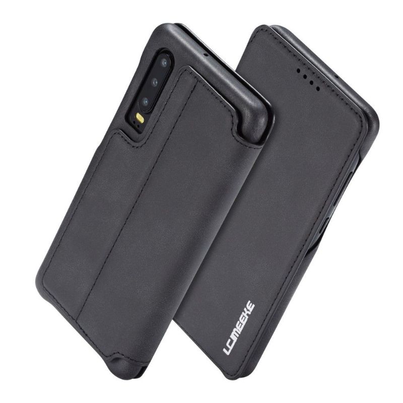 Huawei P30 - Coque avec rabat simili cuir