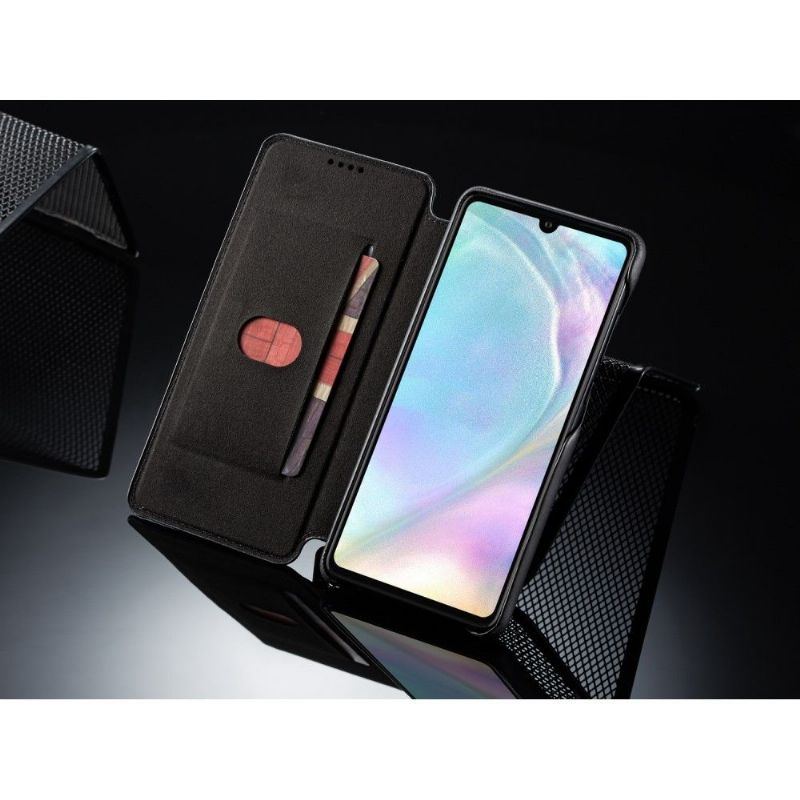 Huawei P30 - Coque avec rabat simili cuir