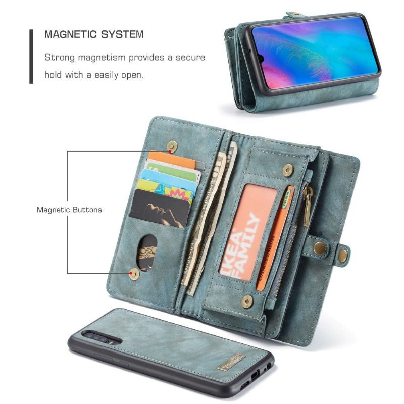 Huawei P30 - Coque et housse porte cartes 2-en-1 - Vert