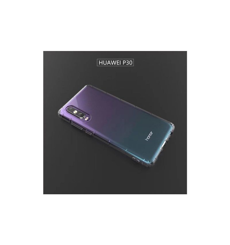 Huawei P30 - Coque transparente en gel silicone