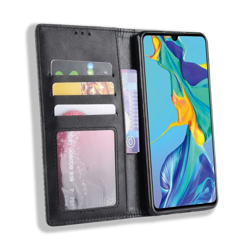 Huawei P30 - Étui style cuir Le Cirénius