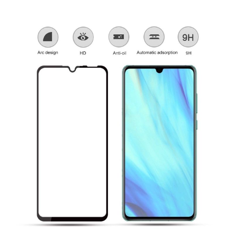 Huawei P30 - Protection d’écran en verre trempé full size - Noir