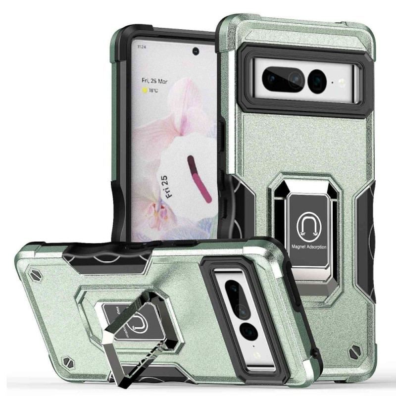 Coque Google Pixel 7 Pro Anneau-Support Coins Renforcés