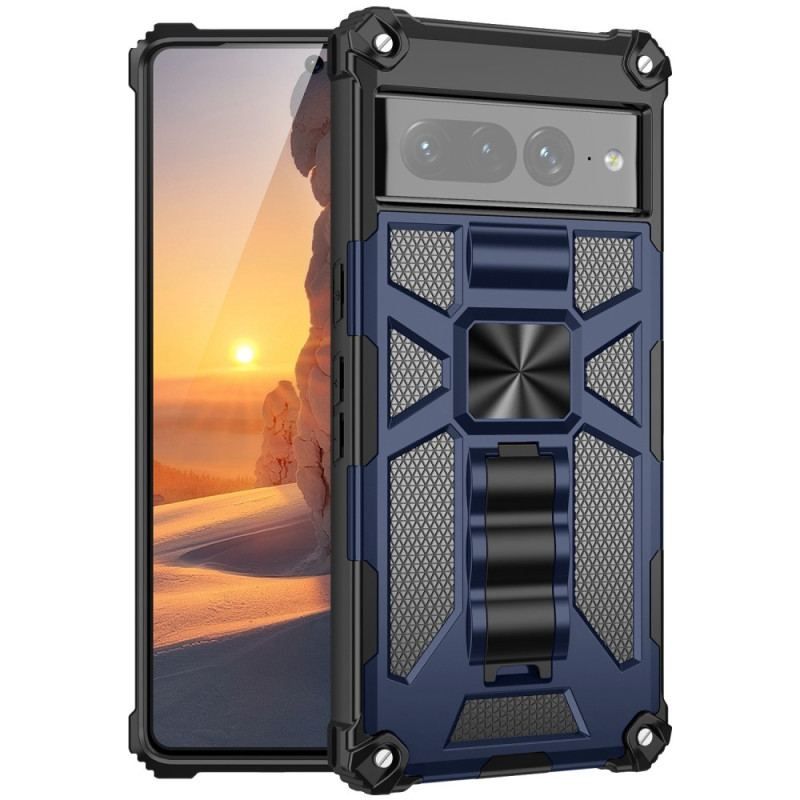 Coque Google Pixel 7 Pro Bicolore Support Amovible