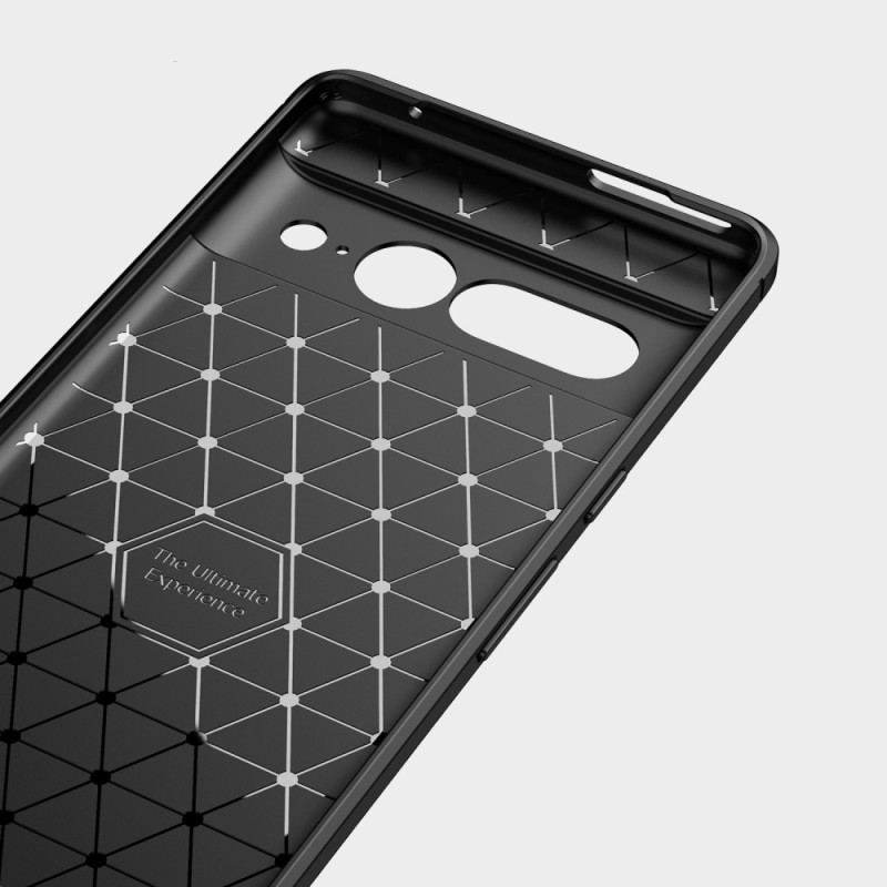 Coque Google Pixel 7 Pro Fibre Carbone Brossée