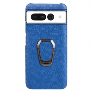 Coque Google Pixel 7 Pro Nid d'Abeille avec Anneau-Support