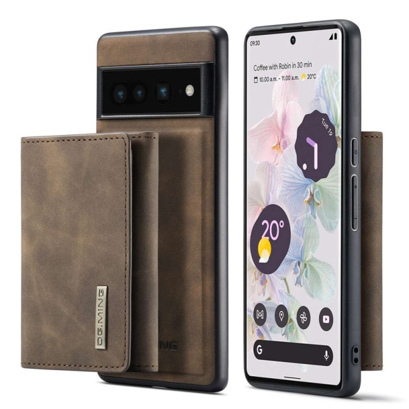 Coque Google Pixel 7 Pro Porte-Cartes Détachable DG.MING