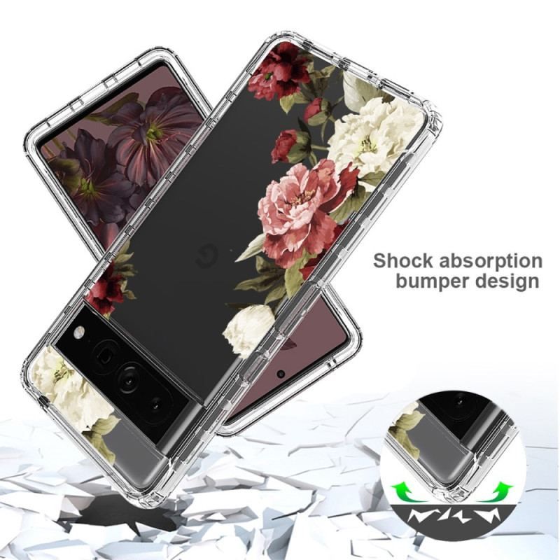 Coque Google Pixel 7 Pro Transparente Fleurs