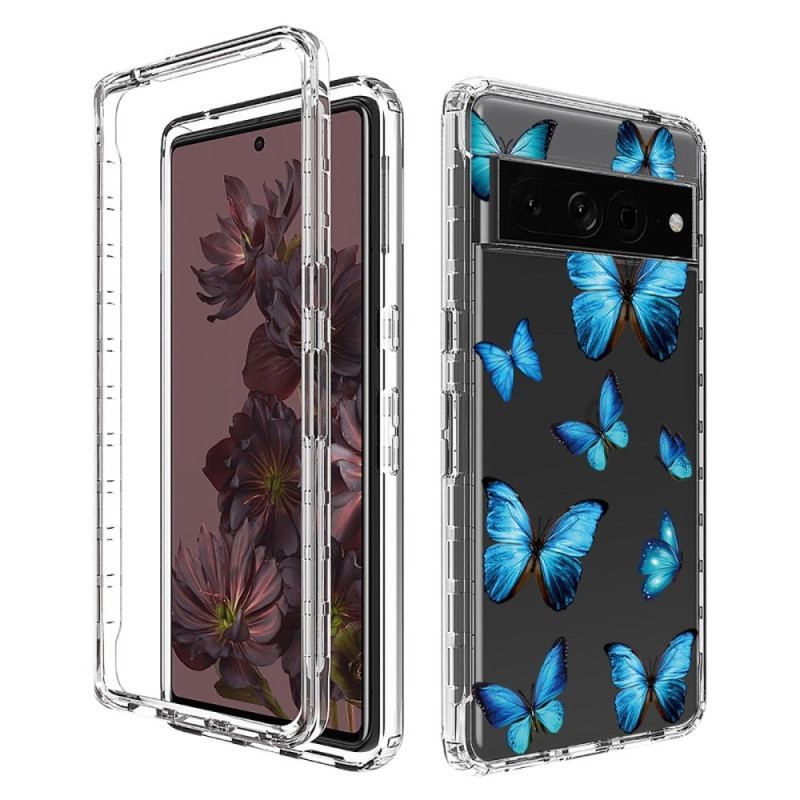 Coque Google Pixel 7 Pro Transparente Papillons