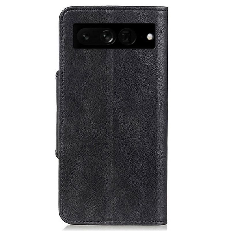 Housse Google Pixel 7 Pro Simili Cuir Bouton Magnétique