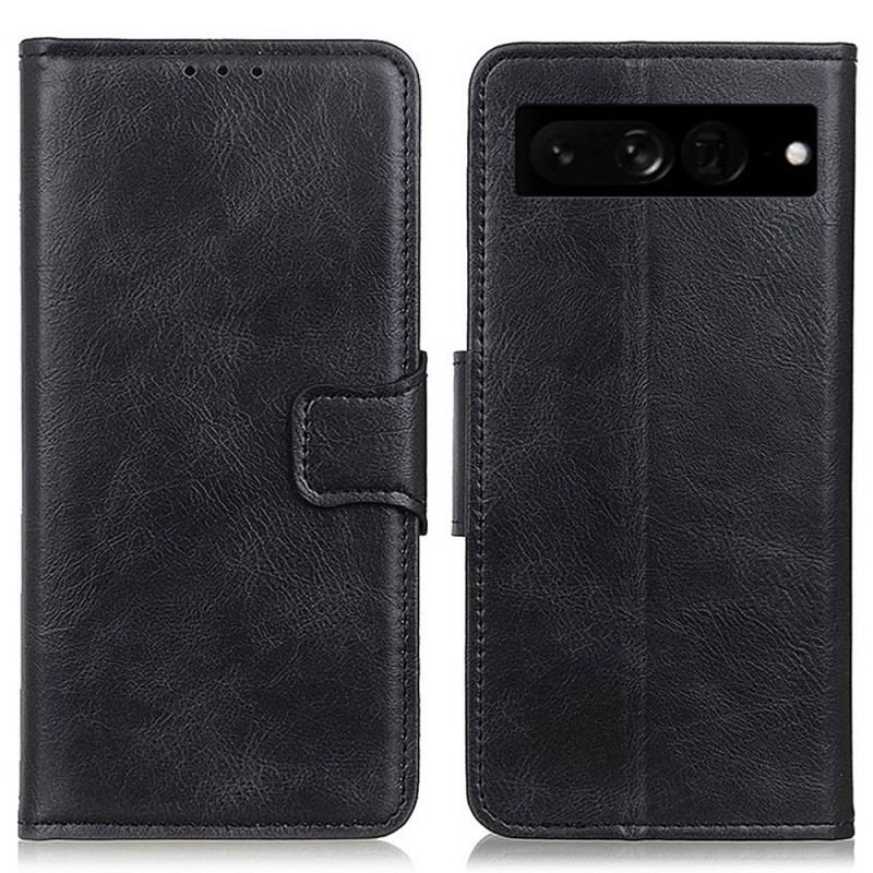 Housse Google Pixel 7 Pro Style Cuir Fermoir Réversible