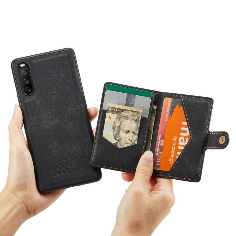 Coque Sony Xperia 10 III avec porte cartes magnétique