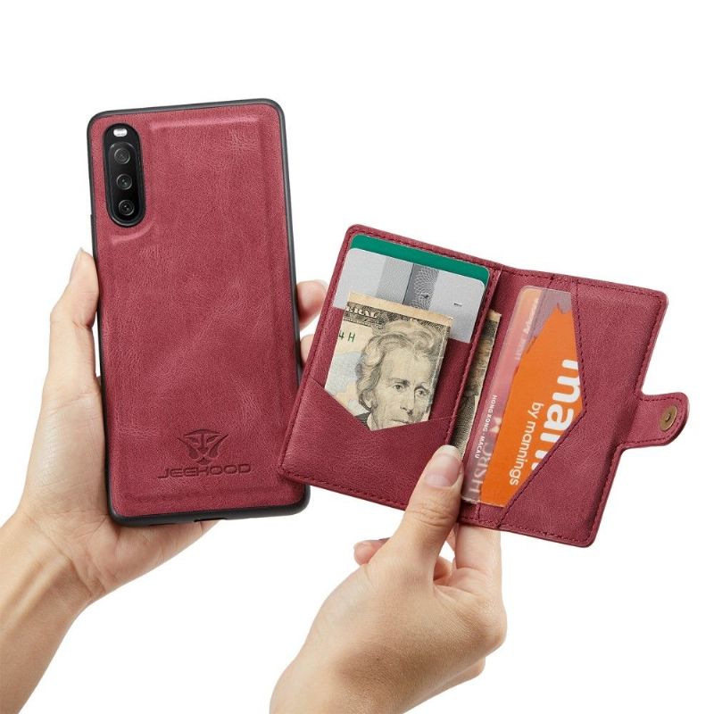 Coque Sony Xperia 10 III avec porte cartes magnétique