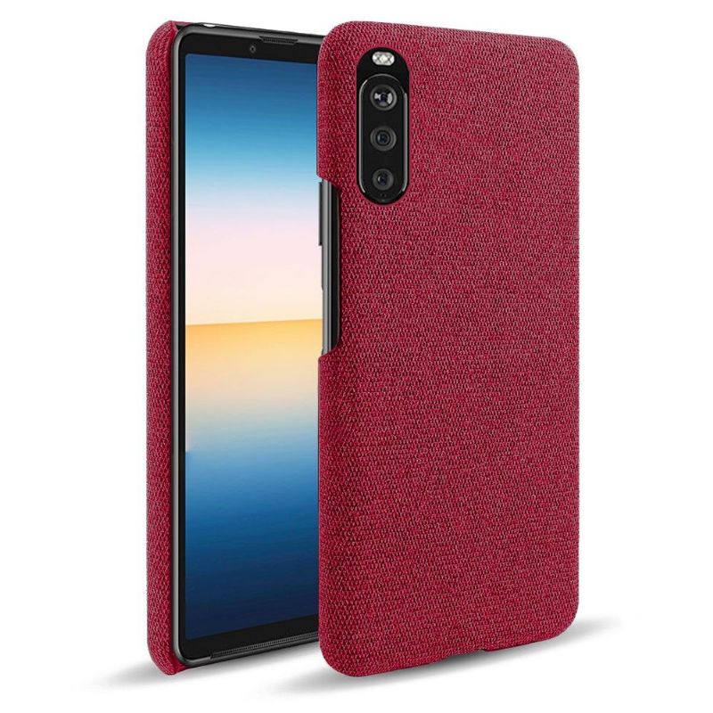 Coque Sony Xperia 10 III revêtement tissu