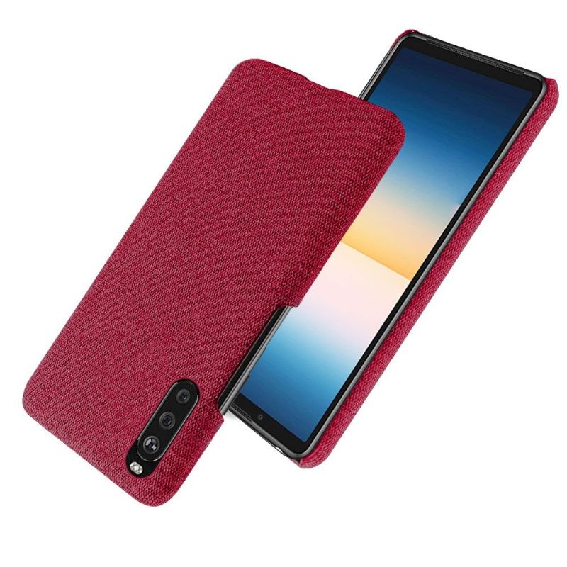 Coque Sony Xperia 10 III revêtement tissu