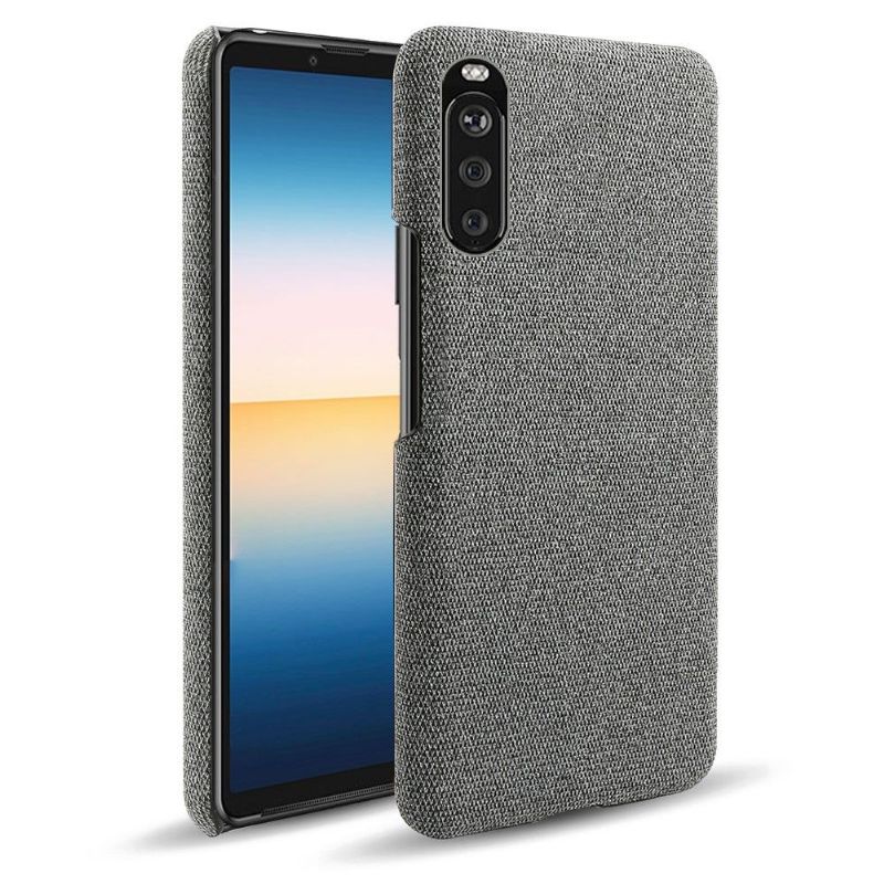 Coque Sony Xperia 10 III revêtement tissu