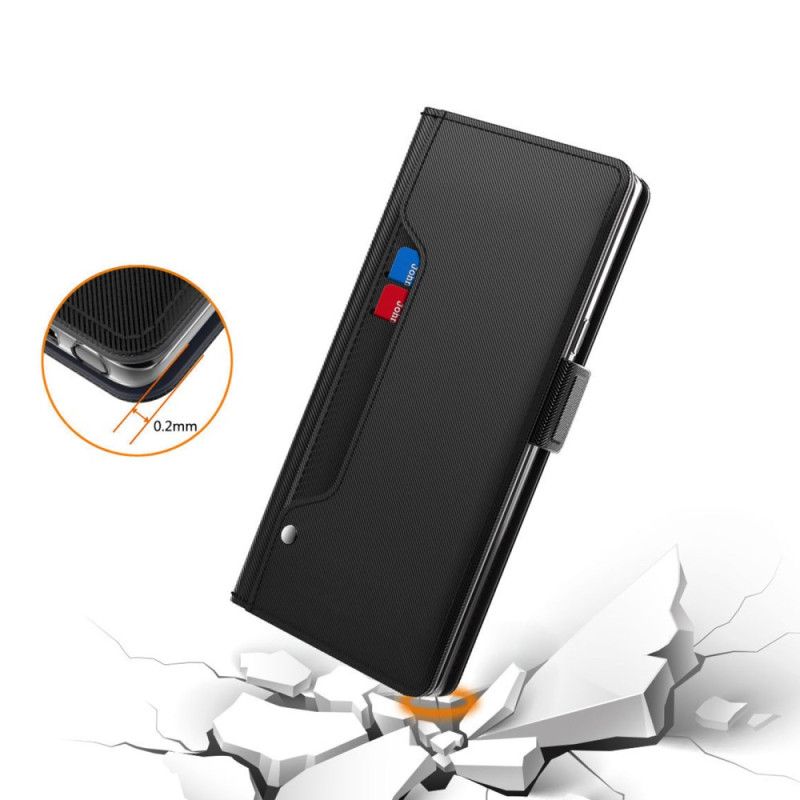 Housse Huawei Pura 70 Ultra Miroir et Porte-Cartes Amovible