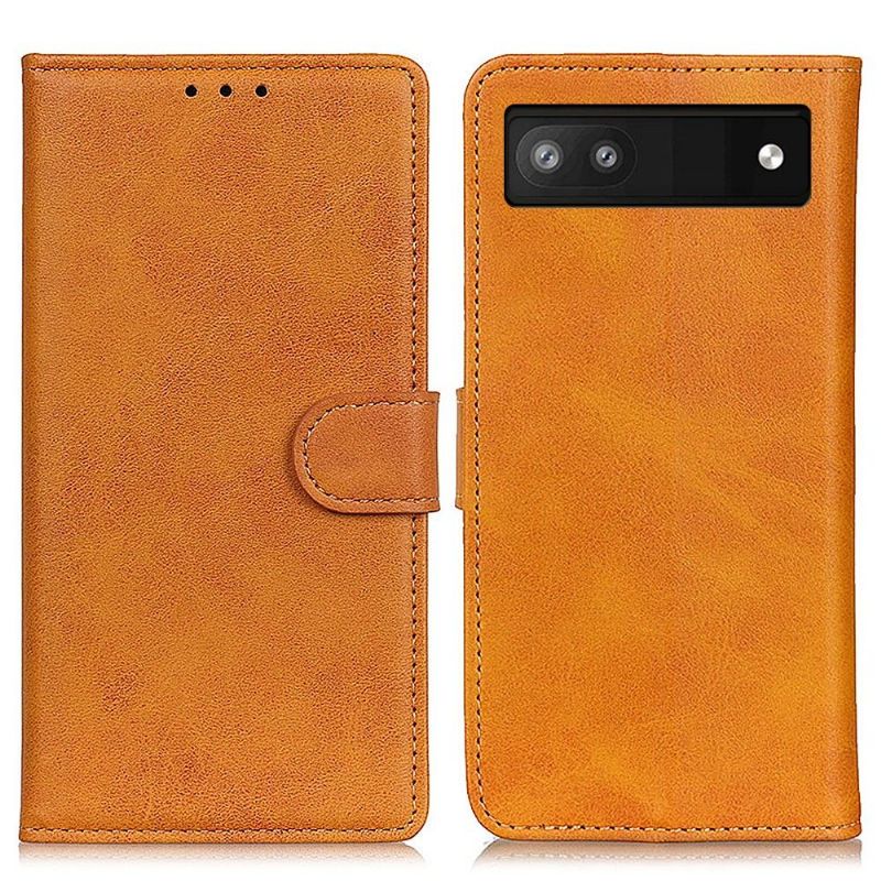 Housse Google Pixel 6a Marius effet cuir mat