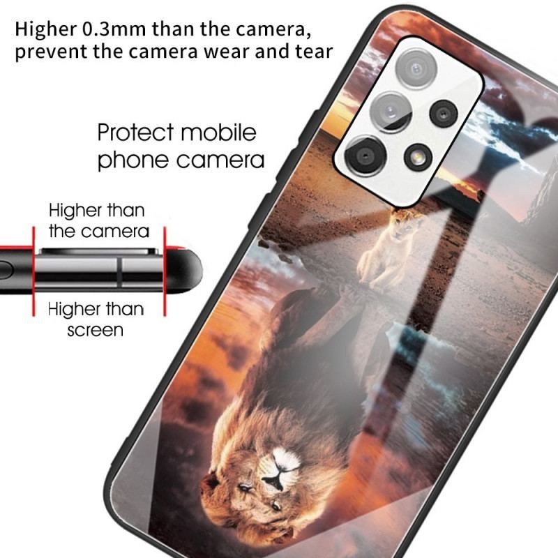 Coque Samsung Galaxy A13 Verre Trempé Rêve de Lionceau