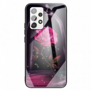 Coque Samsung Galaxy A13 Verre Trempé Rose Magique