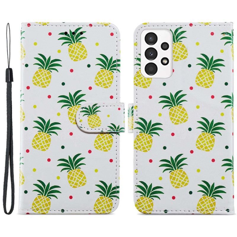 Housse Samsung Galaxy A13 Multiples Ananas