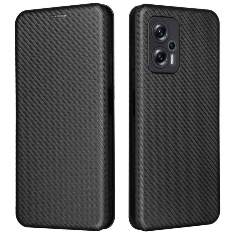 Flip Cover Poco X4 GT Angle Arrondi Motif Chevron