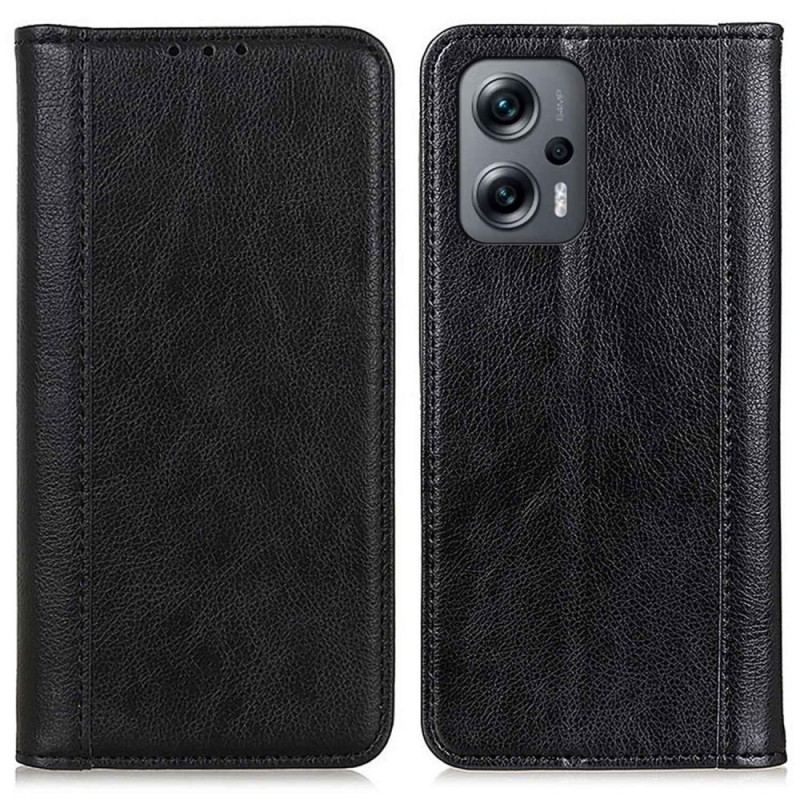 Flip Cover Poco X4 GT Cuir Fendu