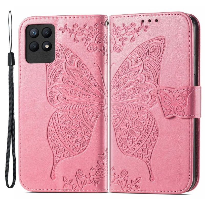 Housse Realme 8i Papillon Relief