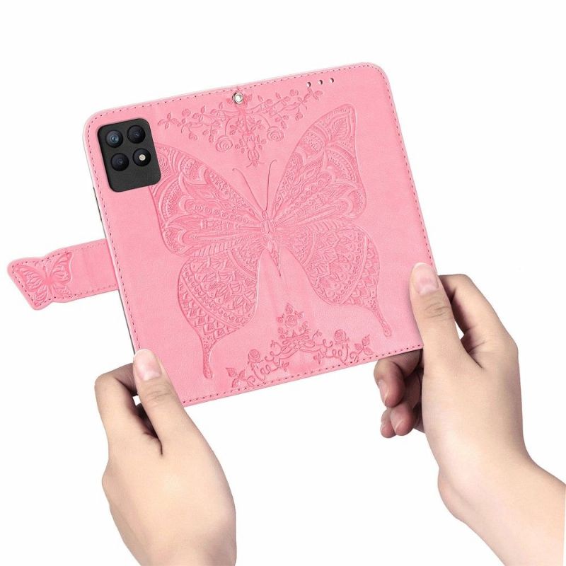 Housse Realme 8i Papillon Relief