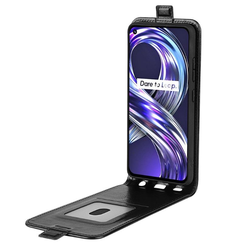 Housse Realme 8i simili cuir avec rabat vertical