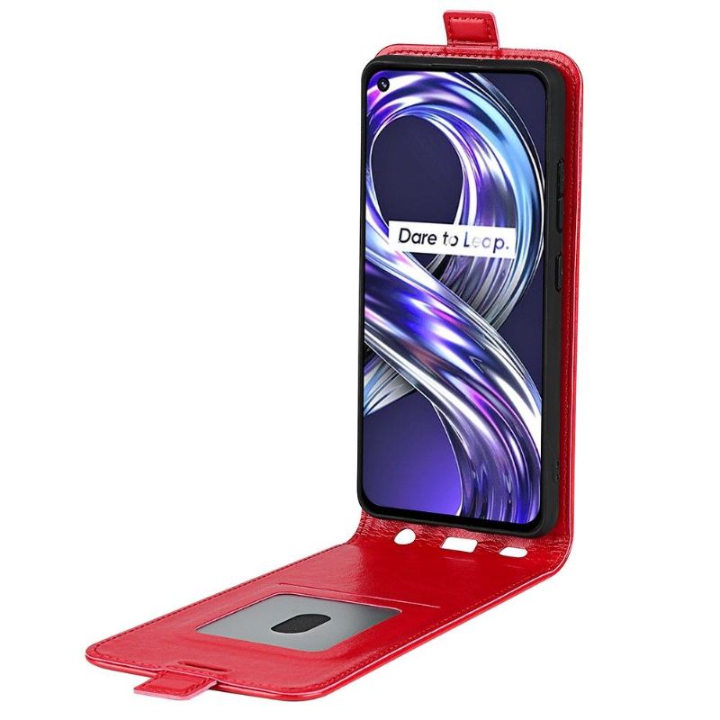 Housse Realme 8i simili cuir avec rabat vertical