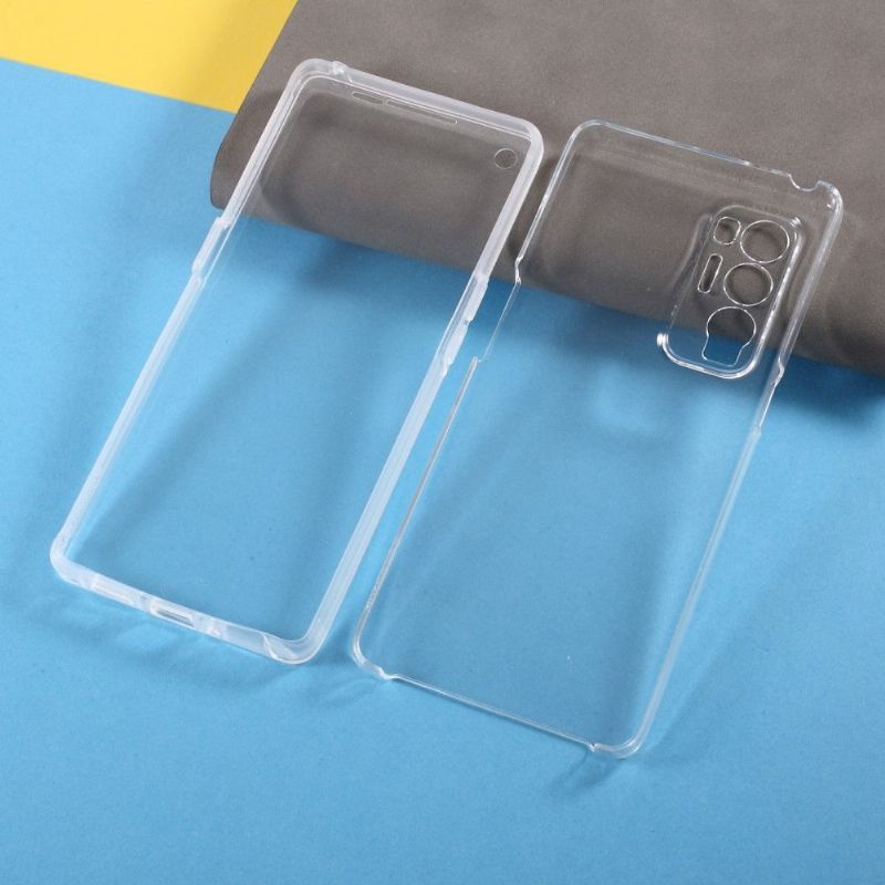 Coque Oppo Find X3 Neo Avant et Arrière Transparent