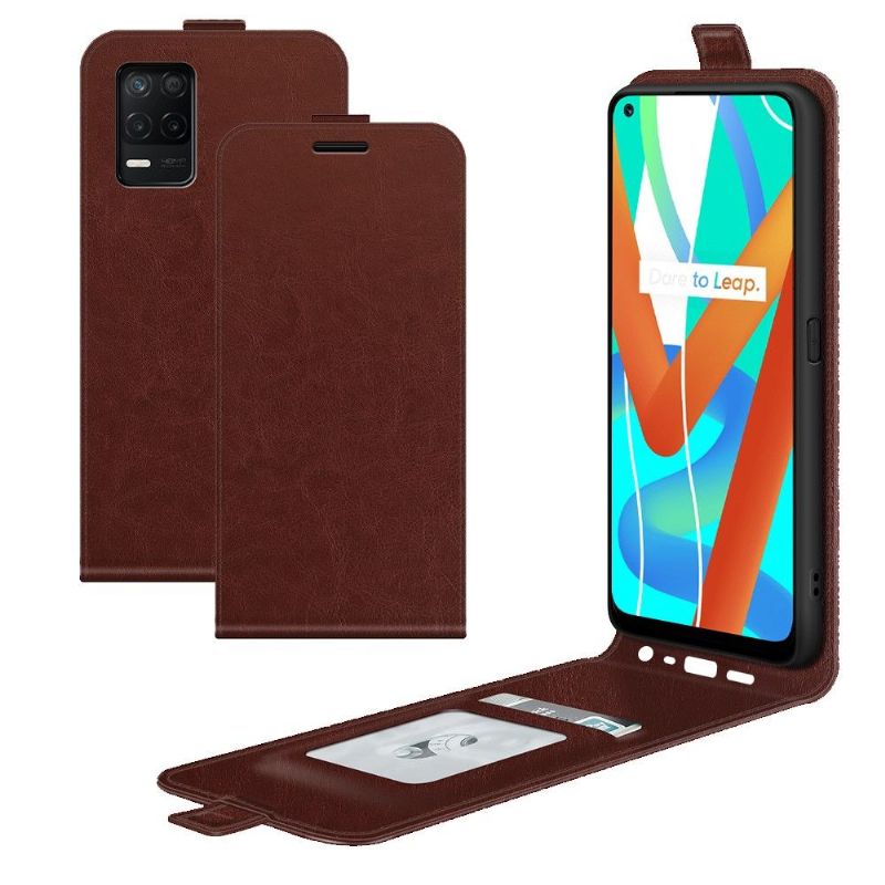 Housse Realme 8 5G simili cuir avec rabat vertical