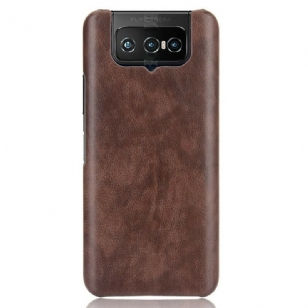 Coque Asus ZenFone 7 / 7 Pro Effet Cuir Litchi