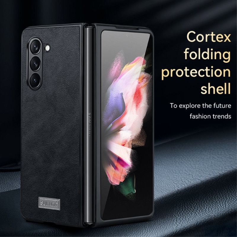 Coque Samsung Galaxy Z Fold 5 Élégance Cuir ABEEL