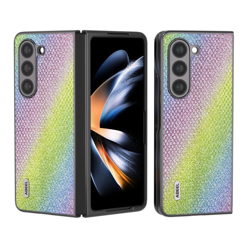 Coque Samsung Galaxy Z Fold 5 Simili Cuir ABEEL