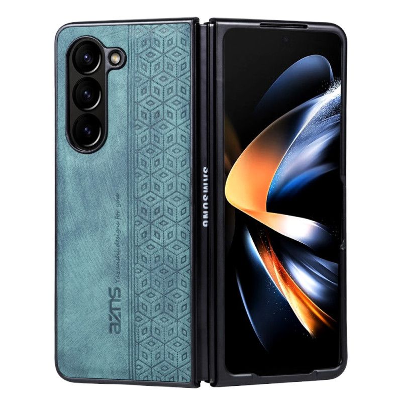 Coque Samsung Galaxy Z Fold 5 Simili Cuir AZNS