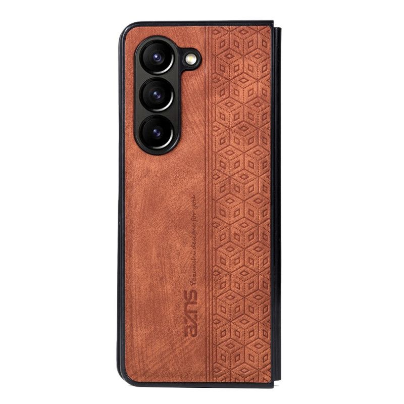 Coque Samsung Galaxy Z Fold 5 Simili Cuir AZNS