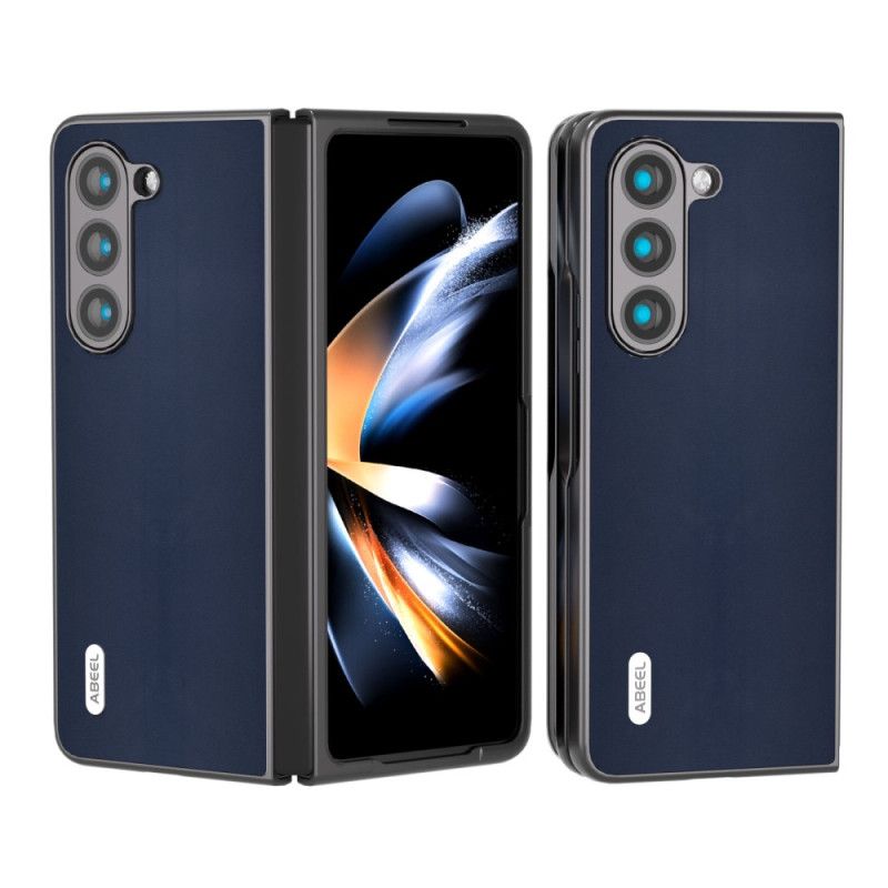 Coque Samsung Galaxy Z Fold 5 Vrai Cuir Abeel