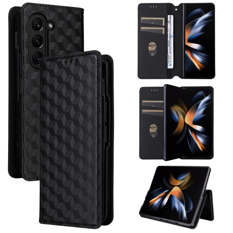 Flip Cover Samsung Galaxy Z Fold 5 Motif 3D