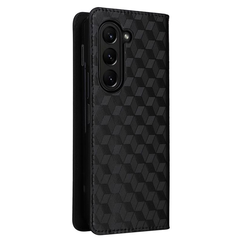 Flip Cover Samsung Galaxy Z Fold 5 Motif 3D