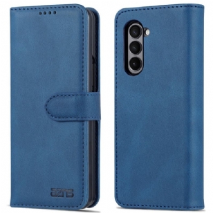 Housse Samsung Galaxy Z Fold 5 Effet Cuir AZNS