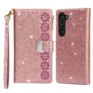 Housse Samsung Galaxy Z Fold 5 Paillettes Portefeuille