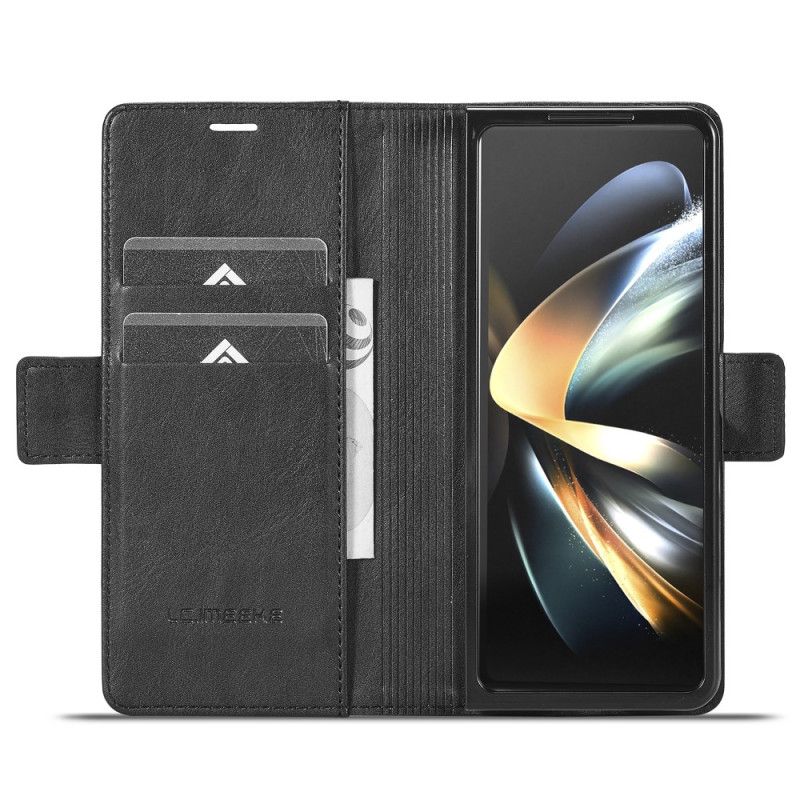 Housse Samsung Galaxy Z Fold 5 Style Cuir RFID LC.IMEEKE