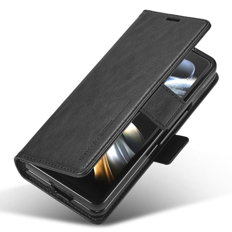 Housse Samsung Galaxy Z Fold 5 Style Cuir RFID LC.IMEEKE