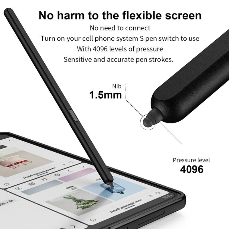 Stylet Samsung Galaxy Z Fold 6 / Fold 5 Électromagnétique (Sans Bluetooth)