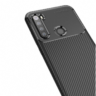 Coque Xiaomi Redmi Note 8 2021 / 2019 style fibre de carbone