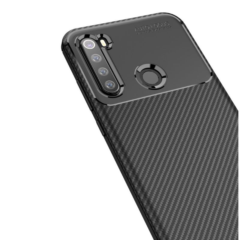 Coque Xiaomi Redmi Note 8 2021 / 2019 style fibre de carbone